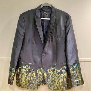 I.N.C. Men's Slim-Fit Peacock Blazer, Created for Macy's - XL